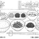 6月29日佃煮の日高齢者向け無料塗り絵【今日は何の日?】